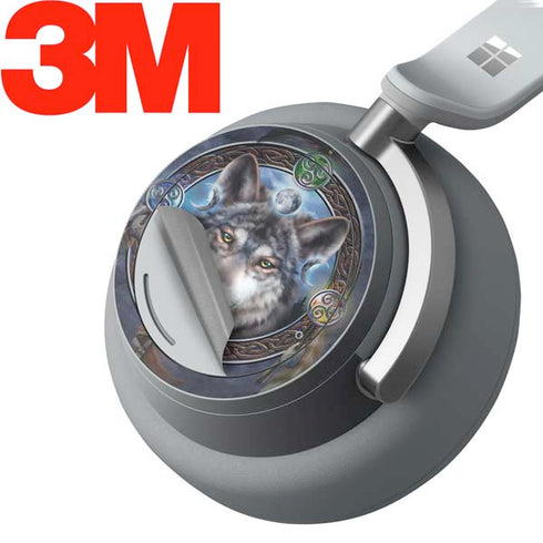 Wolf Symbols by Brigid Ashwood Surface Headphones Skin